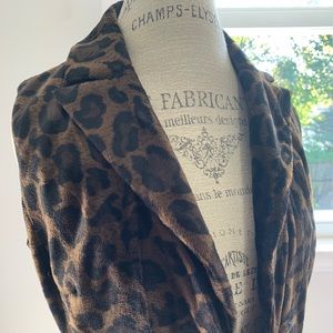 INC Faux Fur three button vest